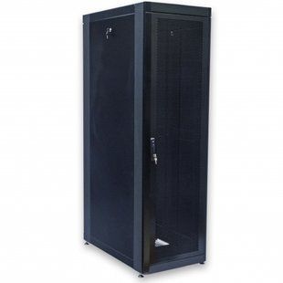 Серверна шафа CMS UA-MGSE42610MPB &mdash; Серверна шафа підлогова, 19", 42U, 610х1055 мм, перфоровані двері, розбірна 64925 фото