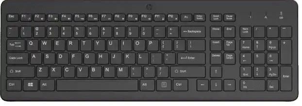 HP 330 Combo Set Wireless UA Black (2V9E6AA) &mdash; Комплект беспроводная клавиатура ENG/UKR/RU и мышь 1600 dpi 1-30281 фото