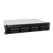 Сервер стійковий AMD Ryzen V1500B 4 ГБ DDR4 ECC SO-DIMM 8х2.5/3.5 SSD/HDD 4хRJ-45 GbE 2хUSB 3.2 із резервним джерелом живлення Synology RS1221RP+ 1-1567 фото 6
