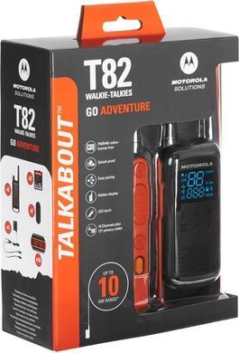 Радіостанція Motorola Talkabout T82 Twin Pack & Chgr WE (B8P00811EDRMAW) &mdash; Комплект портативних рацій, PMR 446 МГц, 16 каналів 1-44696 фото