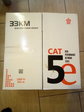Кабель витая пара наружный F/UTP Cat. 5E PE 4x2x24 AWG трос 7x0.5 мм катушка 500 м ЗЗЦМ 72113 1-5457 фото