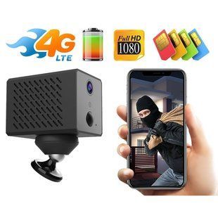 IP камера відеоспостереження Ihouone CB72 &mdash; Міні-камера спостереження GSM 4G, 2 МП, AP Hotspot/Wi-Fi, з акумулятором (Вітрина) 9-14839 фото