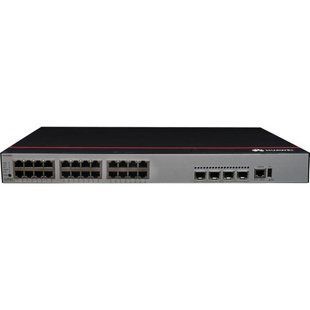 Сетевой коммутатор Huawei 98011318 &mdash; Коммутатор управляемый CloudEngine S5735-L24P4X-A1, 24х10/100/1000BASE-T, 4х10GE SFP+, PoE+, AC power 1-21666 фото