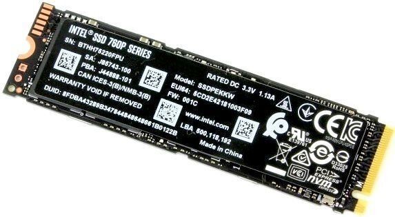 Intel SSDPEKKW128G8XT &mdash; SSD накопитель 760p 128 Гб 697119 фото