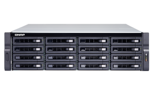 NAS сервер 16xHDD/SSD 184 ТБ 16 ГБ UDIMM DDR4 2xGbE 2x10GbE SFP+ 4xUSB 3.0 с резервным источником питания QNAP TS-1677XU-RP-1200-16G 681349 фото