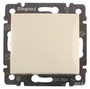 Выключатель промежуточный 1-клавишный 10А 250В IP20 Legrand Valena Classic 774307 слоновая кость 63708 фото
