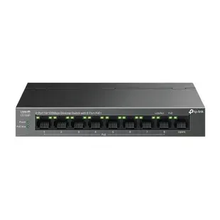 TP-Link LiteWave LS109P — Комутатор некерований, 9х FE, PoE+ 63 Вт