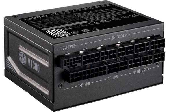 Cooler Master V SFX Platinum (MPZ-D001-SFBP-BEU) &mdash; Блок живлення, SFX, 1300 Вт, 20+4 pin, 80 PLUS Platinum, 8 SATA 1-52726 фото