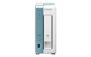 Сетевое хранилище NAS NAS сервер 1xHDD/SSD 1 ГБ DDR3 1xGbE 3xUSB 3.2 QNAP TS-131K 702531 фото