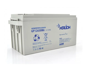 Merlion RDC12-65 12V-65Ah (GP12650M6) &mdash; Акумуляторна батарея свинцево-кислотна 65 А&middot;г 12 В 723623 фото