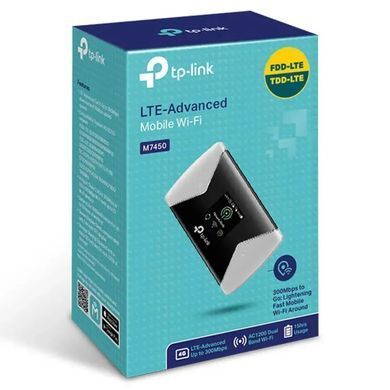 TP-Link M7450 &mdash; 4G мобильный Wi-Fi роутер 802.11ac (Wi-Fi 5) 2.4/5 ГГц 1-22418 фото