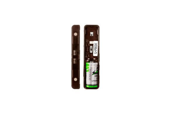 U-Prox 4820261372342 &mdash; Датчик открытия дверей/окон WDC Uni Brown, с комплектом магнитов двух размеров, беспроводной, коричневый 1-67127 фото