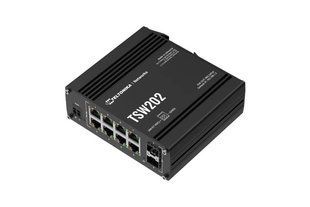 Мережевий комутатор Teltonika TSW202000000 &mdash; Комутатор керований, L2/L3, 8хGE PoE+ (240 Вт), 2хSFP 1-52878 фото
