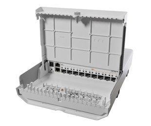 Сетевой коммутатор Mikrotik netFiber 9 (CRS310-1G-5S-4S+OUT) &mdash; Коммутатор неуправляемый 1xGbE 5xSFP 4xSFP+ IP54 PoE 1-11915 фото