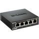 Switch (свитч) D-Link DGS-105 &mdash; Коммутатор неуправляемый 5 х GbE 10 Гбит/с (БУ) 9-10842 фото 1