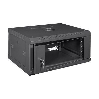 Серверный шкаф Trinix TRX-4U/600*450*280 &mdash; Коммутационный шкаф Trinix TRX-4U/600x450x280 Black 1-65768 фото