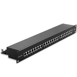 DeleyCON MK2270 &mdash; Патч-панель фиксированная 19" 1U Cat. 6A на 24 порта (Витрина) 9-15041  фото