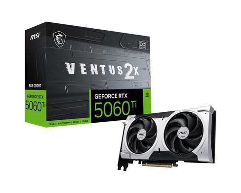 MSI 912-V536-001 &mdash; Видеокарта GeForce RTX 5060 Ti 8GB GDDR7 VENTUS 2X OC PLUS 1-67029 фото