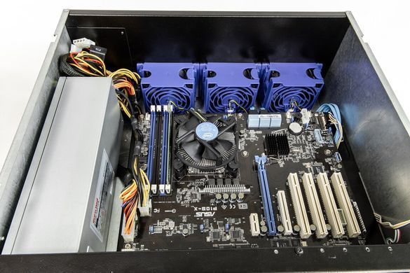 Корпус серверний ATX 4U 4x3.5" HDD 3 вентилятори 80x80x38 CSV 4U-FP 709568 фото