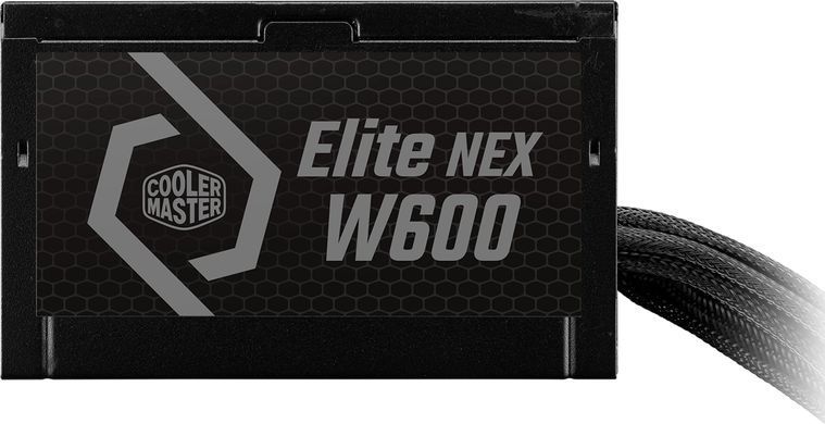 Cooler Master Elite Nex (MPW-6001-ACBW-BEU) &mdash; Блок живлення, ATX, 600 Вт, 20+4 pin, 80 PLUS Standard, 5 SATA 1-52729 фото