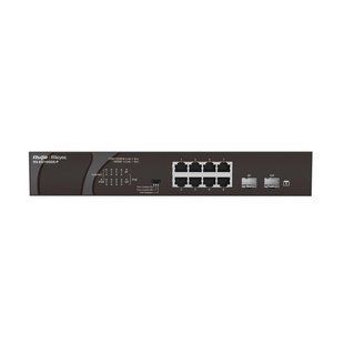 Мережевий комутатор Ruijie RG-ES110GDS-P &mdash; Комутатор некерований 8хGbE 2xSFP PoE 120 Вт 1-44911 фото