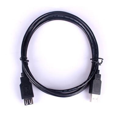 Kingda KDUSB2004-2M &mdash; Кабель продовжувач USB 2.0 AM-AF, 2.0 м чорний 1-61502 фото