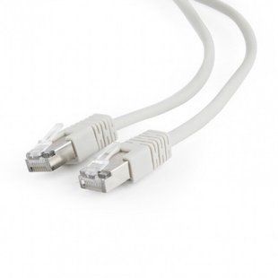 Патч корд литий, FTP, cat.5е, 50u "штекер із клямкою", 20 м, сірий Cablexpert PP22-20M 695286 фото