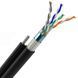 Кабель вита пара з тросом зовнішній SF/UTP Cat. 5E PE КППЕОт-ВП 4х2 24 AWG OK-NET 49965m, метр (продається бухтами) 669045 фото 1