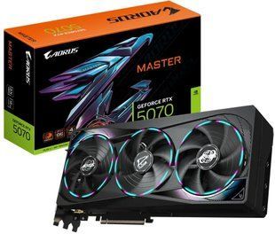 Gigabyte AORUS GeForce RTX 5070 MASTER 12G (GV-N5070AORUS M-12GD) &mdash; Видеокарта 12 ГБ GDDR7 192-bit 1-63048 фото