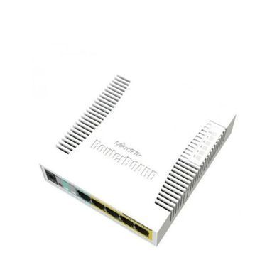 Сетевой коммутатор Mikrotik RB260GSP (CSS106-1G-4P-1S) &mdash; Коммутатор Smart 5xGbE 1xSFP PoE 728962 фото