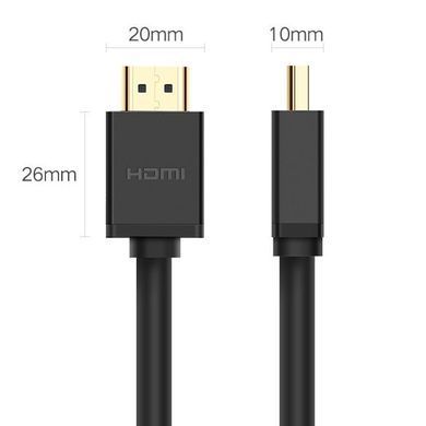 Ugreen 10109 &mdash; Кабель HDMI M-M, 5.0 м, V2.0 Cafule 4K, HD104 UGREEN Чорний 1-60254 фото