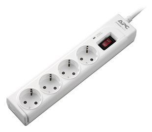 Фільтр мережевий на 4 розетки Schuko з вимикачем 10А APC P43-RS 653090 фото