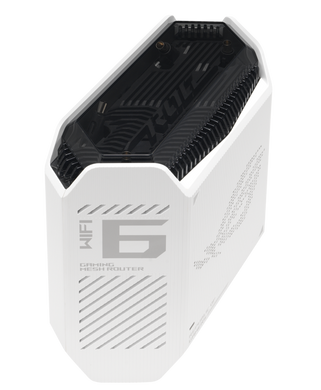 Роутер Asus ROG Rapture GT6 1PK White (GT6-W-1-PK) &mdash; Mesh Wi-Fi система 802.11ax 2.4/5 ГГц, 1 пристрій (Б/В) 9-15189 фото