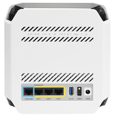 Роутер Asus ROG Rapture GT6 1PK White (GT6-W-1-PK) &mdash; Mesh Wi-Fi система 802.11ax 2.4/5 ГГц, 1 пристрій (Б/В) 9-15189 фото