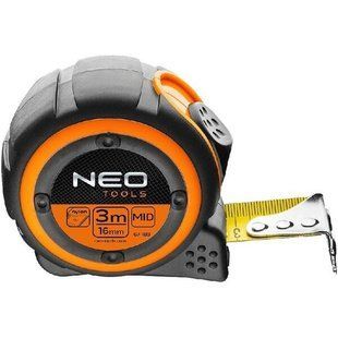 Neo Tools 67-183 &mdash; Рулетка вимірювальна з магнітом 16 мм х 3 м 1-31191 фото