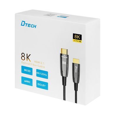 Dtech DT-HOF8020 &mdash; Кабель оптический HDMI 2.1 20m Dtech DT-HOF8020 1-63900 фото