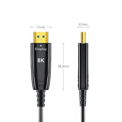 Dtech DT-HOF8020 &mdash; Кабель оптический HDMI 2.1 20m Dtech DT-HOF8020 1-63900 фото