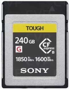 Sony CEBG240T.CE7 &mdash; Карта памяти CFexpress Type B 240GB R1850/W1600MB/s Tough 1-73185 фото