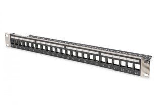 Digitus DN-91411-LF &mdash; Модульная патч-панель, экранированная, 24xRJ45, 1U, 19", черная 1-58886 фото