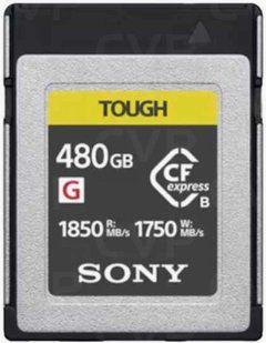 Sony CEBG480T.CE7 &mdash; Карта памяти CFexpress Type B 480GB R1850/W1750MB/s Tough 1-73186 фото