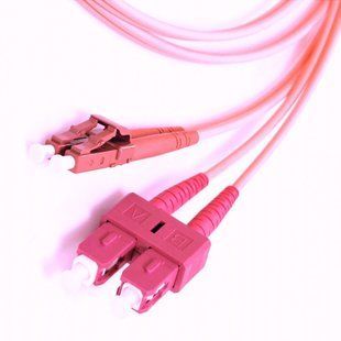 CMS UPC-5SCLC(OM4)D(ON) &mdash; Патч-корд оптичний SC/UPC-LC/UPC MM (OM4) 5м Duplex 1-18192 фото