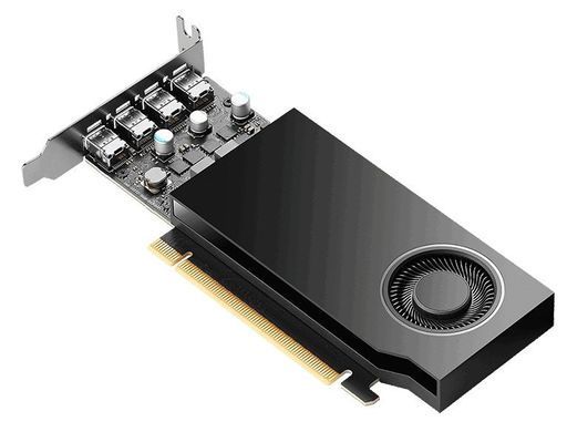 PNY VCNRTXA1000-SB &mdash; Відеокарта NVIDIA Quadro RTX A1000 8 ГБ GDDR6 LP 1-46424 фото