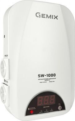 Gemix SW-1000 &mdash; Стабілізатор напруги релейний цифровий 700 Вт 1-17768 фото
