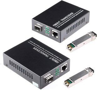 Toolco Open SFP Slot &mdash; Медіаконвертер 1.25 Гбіт/с 2 Bidi SFP LC 30 км 9-11851 фото