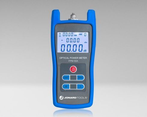 Jonard JIC-FPM-50A &mdash; Измеритель оптической мощности, InGaAs -50 +26 дБм, 850-1650 нм (8 длин волн) c адаптерами FC, SC, LC 1-29252 фото