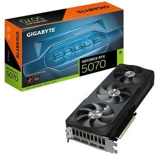 Gigabyte GeForce RTX 5070 EAGLE OC SFF 12G (GV-N5070EAGLE OC-12GD) &mdash; Видеокарта 12 ГБ GDDR7 192-bit 1-63054 фото