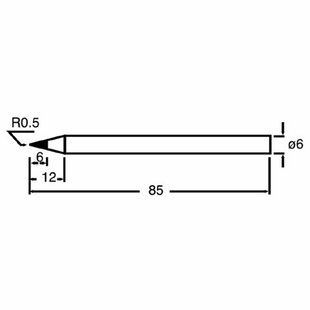 Pro'sKit SI-S120T-6B &mdash; Паяльне конічне жало 12 мм, R 0.5 мм 1-37573 фото