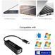 Choetech HUB-R01-BK &mdash; Перехідник USB 3.1 Type-C --> Ethernet RJ45 1000Mb 0,15 м, Choetech чорний 1-60560 фото 6