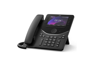 IP телефон Cisco Desk Phone 9861 Carbon Black (DP-9861-K9 =) &mdash; IP-телефон с 5" цветным LCD 800х600, 16 SIP линий, Wi-Fi, Bluetooth, Webex, CUCM, PoE 1-62969 фото