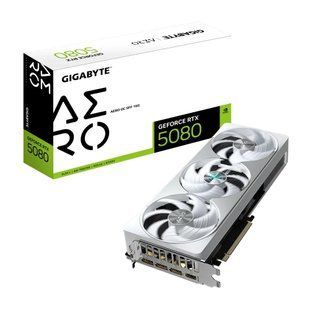 Gigabyte Nvidia GeForce RTX 5080 Aero OC 16Gb (GV-N5080AERO OC-16GD) &mdash; Видеокарта 16 ГБ GDDR7 256-bit 1-77802 фото